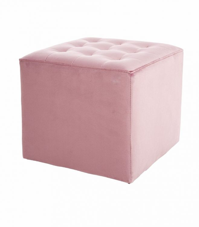 Pufa LORI VELVET antyczny róż