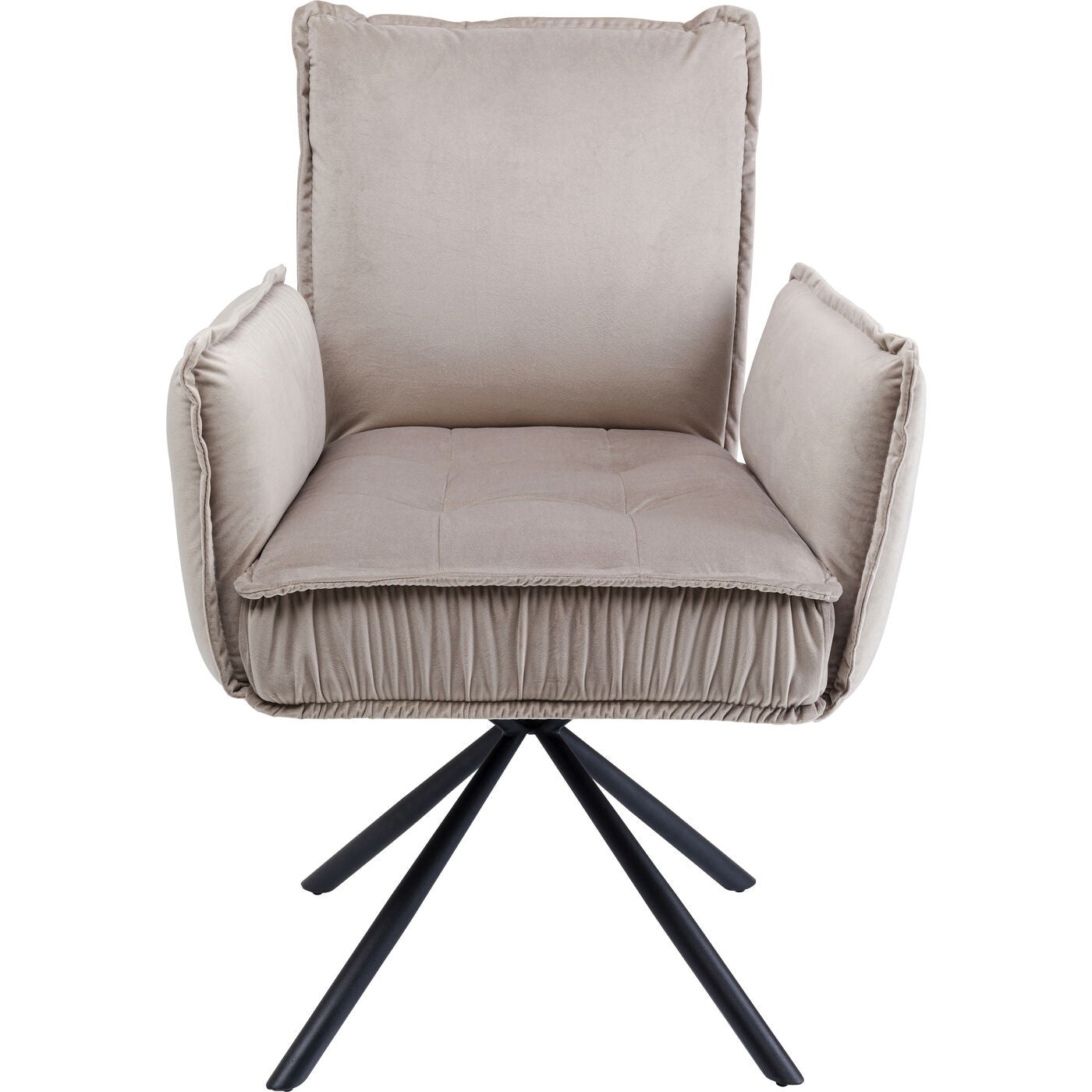 Kare Design Stoel met armleuning Chelsea Grijs