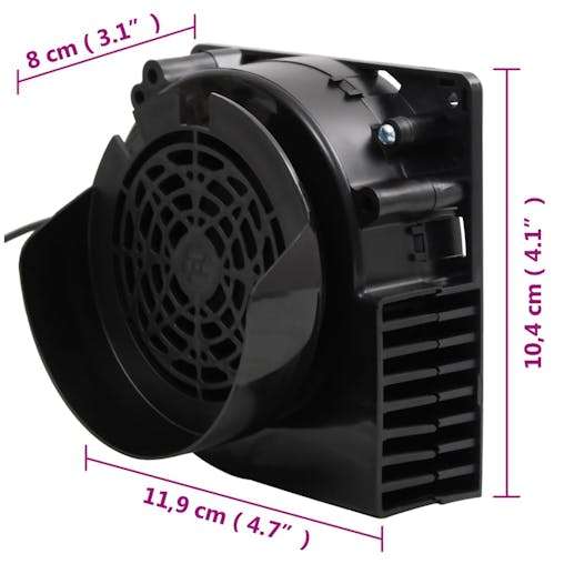 NNEVL LED String Lights with 66 LEDs and Fan 660 cm