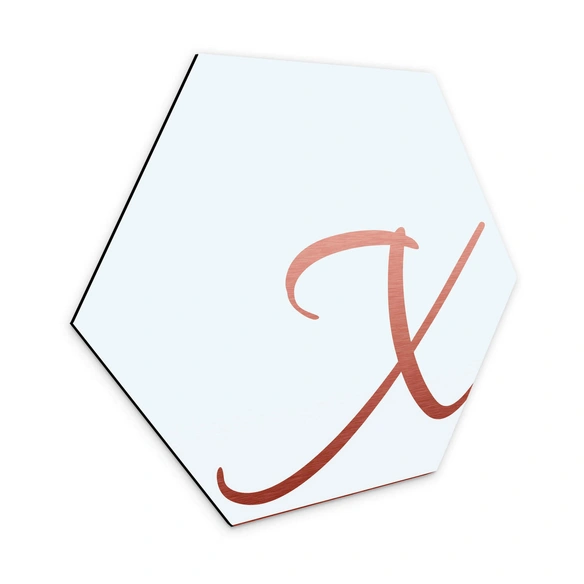 Wandbild »Buchstabe Alu-Dibond«, (BxH): x
