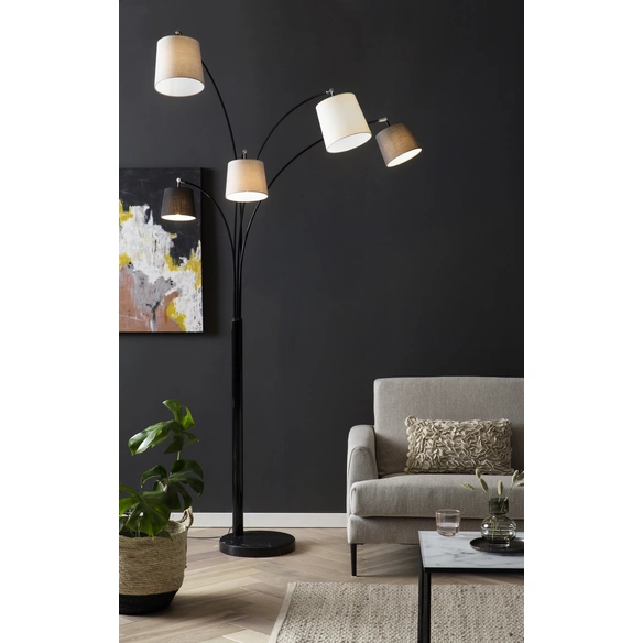 Bogenlampe, E14, Höhe: 213 cm