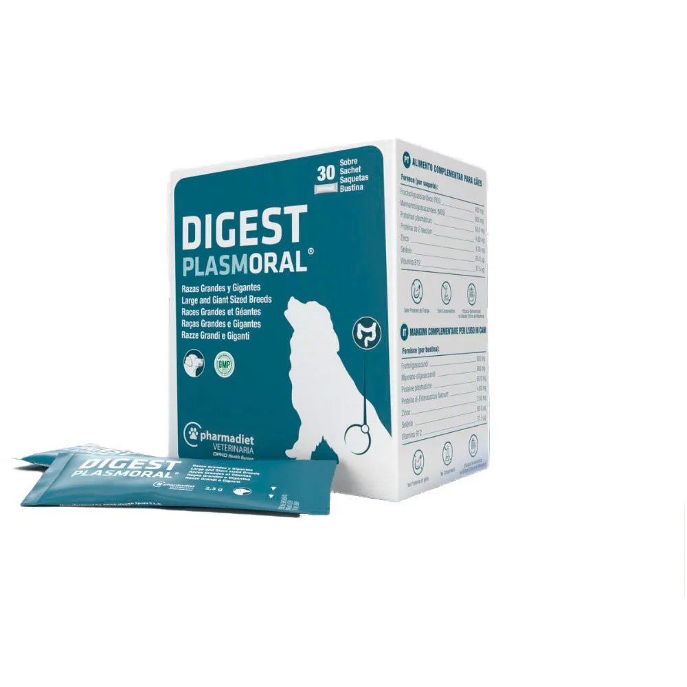 Pharmadiet Plasmoral Digest Large & Extra Large Breeds Dog Supplement 30 units