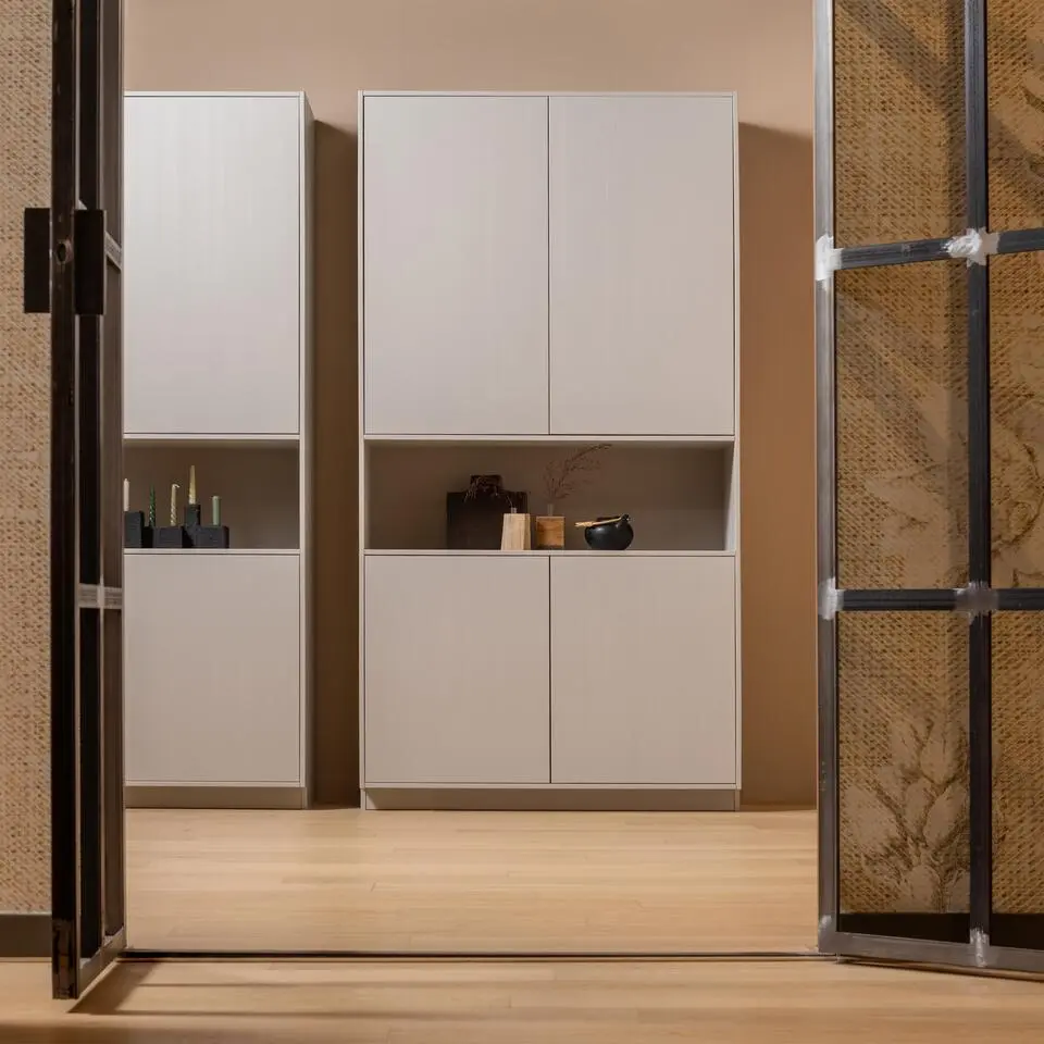 WOOOD Finca Opbergkast - Grenenhout - Mist - 210x110x40