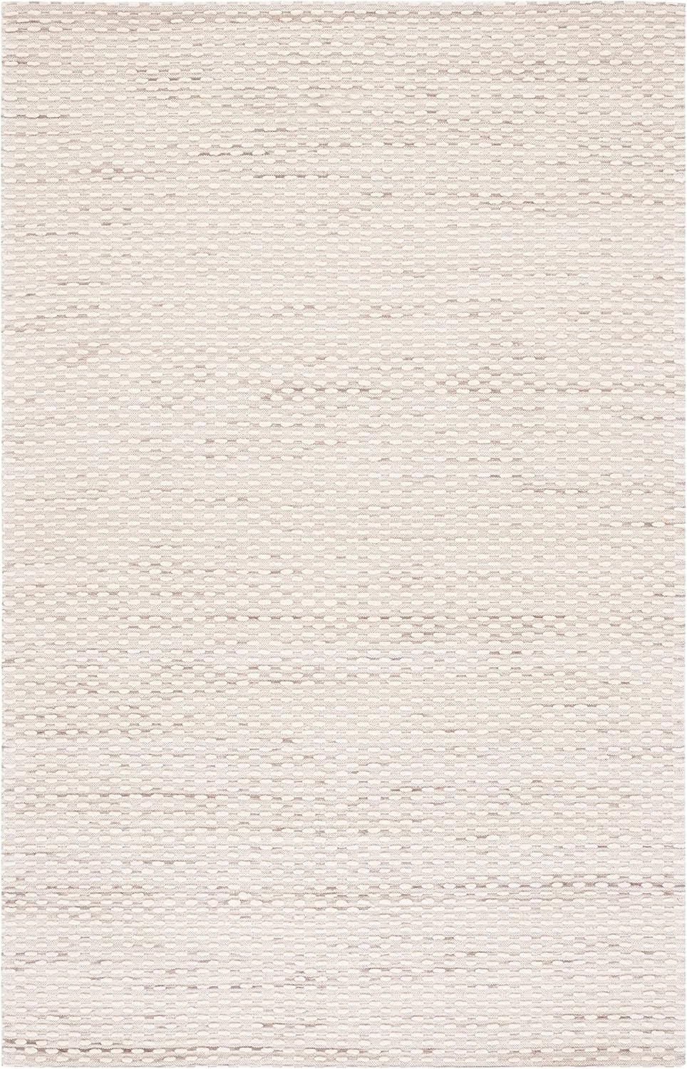 SAFAVIEH Area Rug 8x10 - Marbella Collection - Large - Beige, Handmade Wool, Ideal for Living Room, Bedroom, Office, Dining Space (MRB158B)