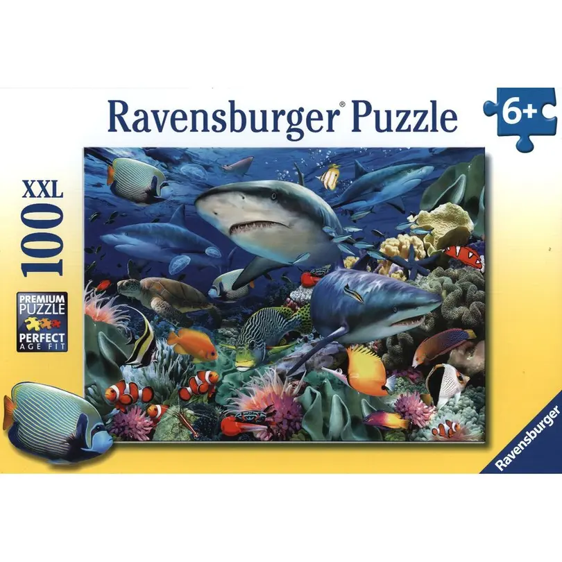 Puzzle 100-teilig Riff der Haie
