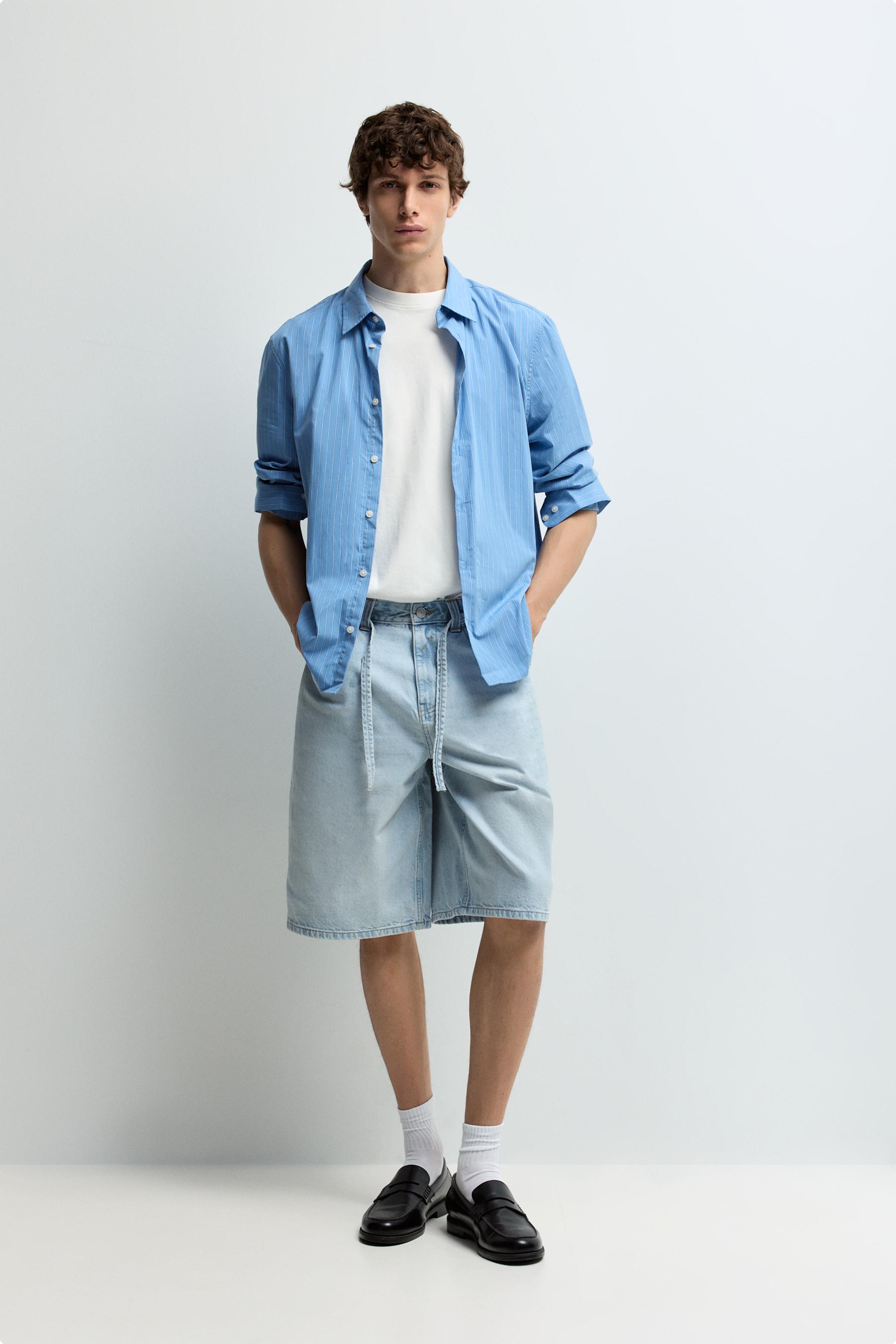 Bermuda denim baggy