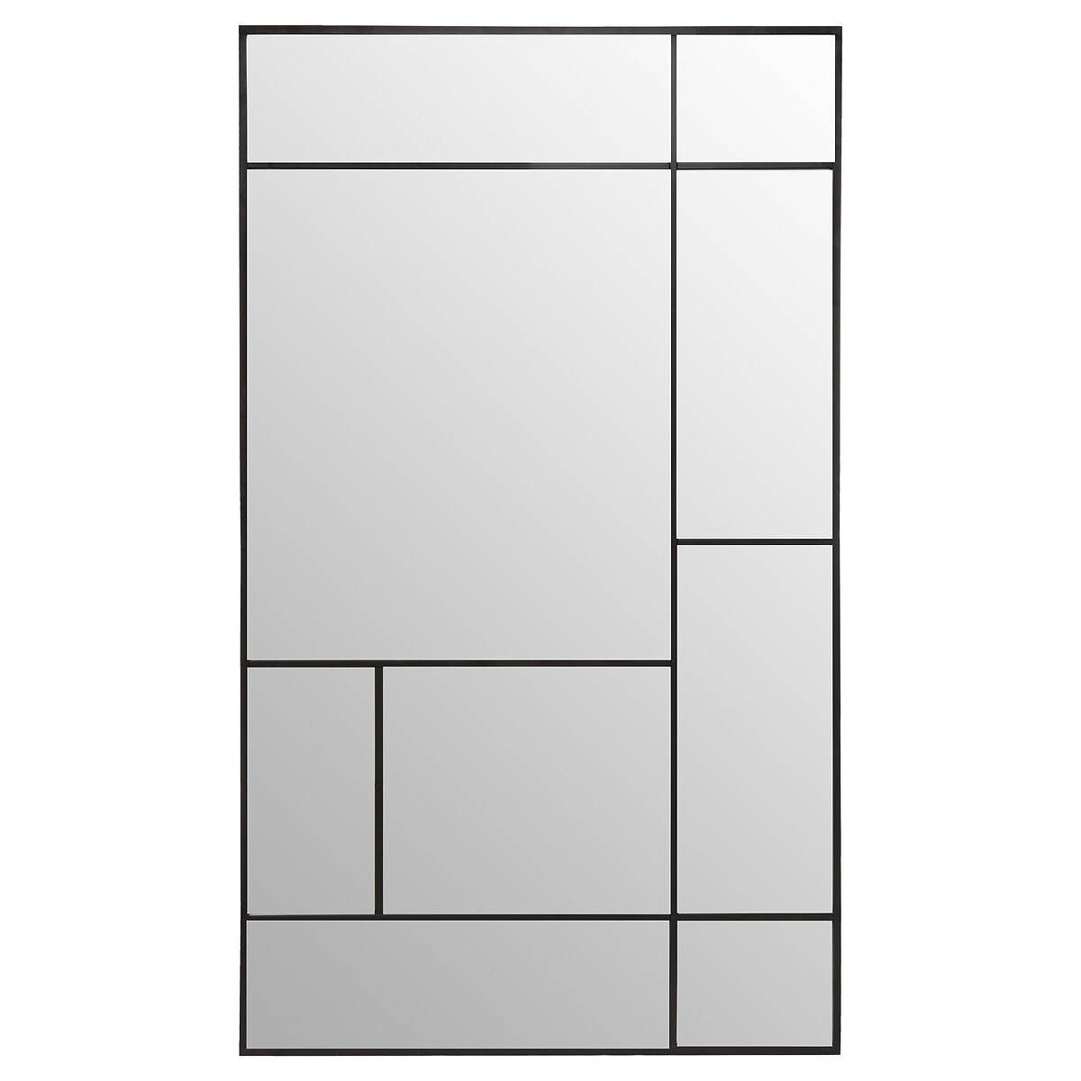 Mirror"Macha" Black metal, 97x167 cm