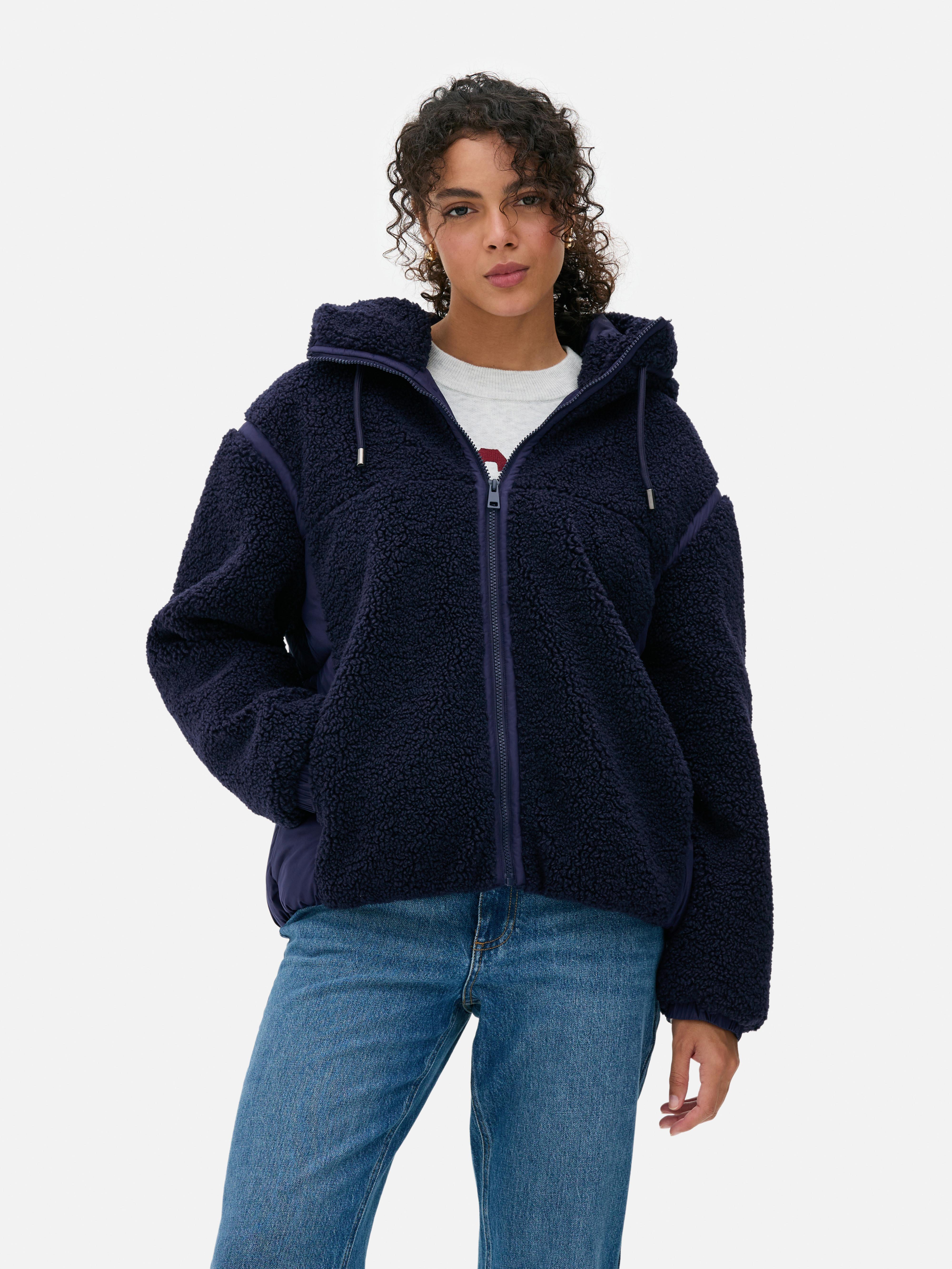 Padded Back Borg Hoodie