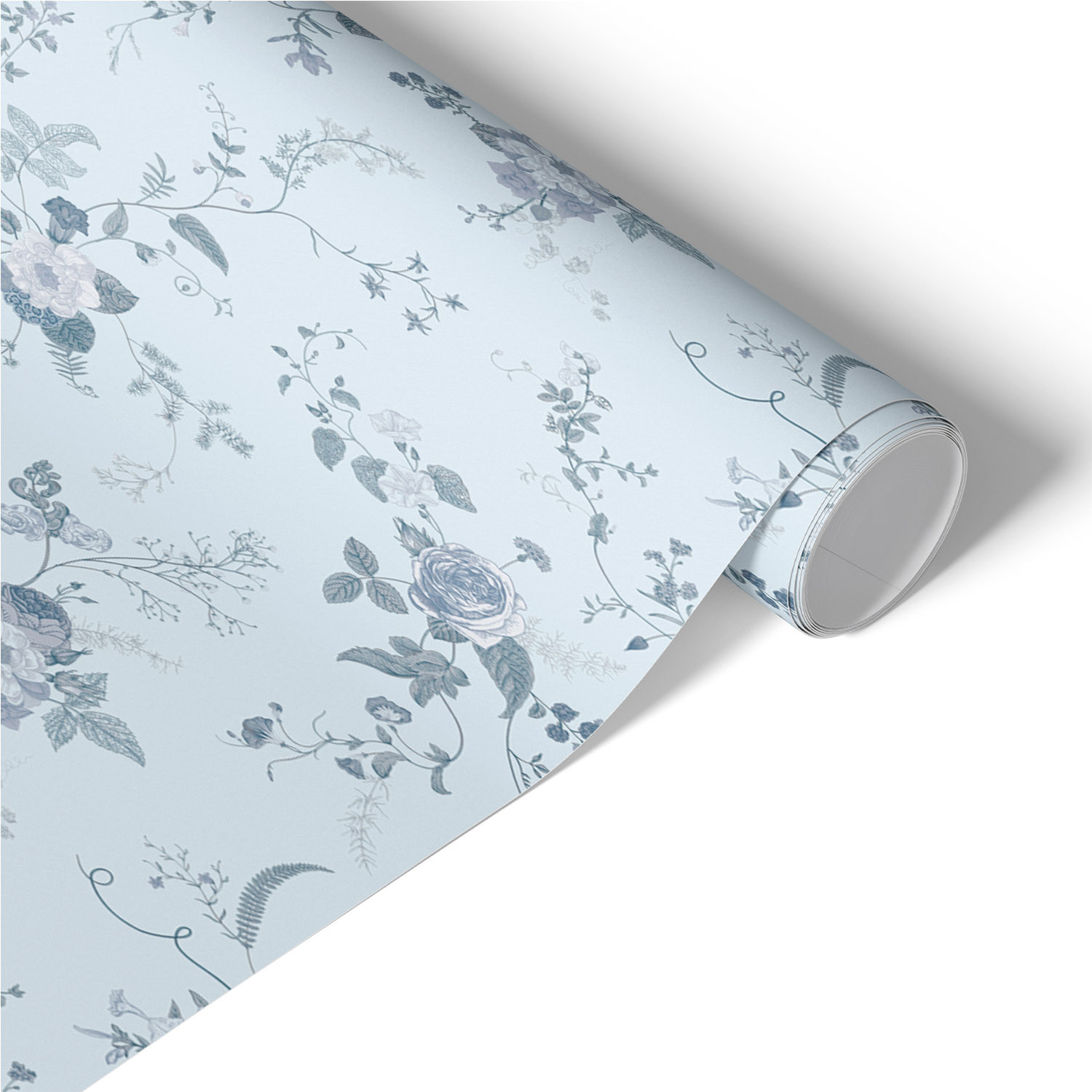 Okleina na meble Pastelowy błękit 50x100 Folia samoprzylepna Mat