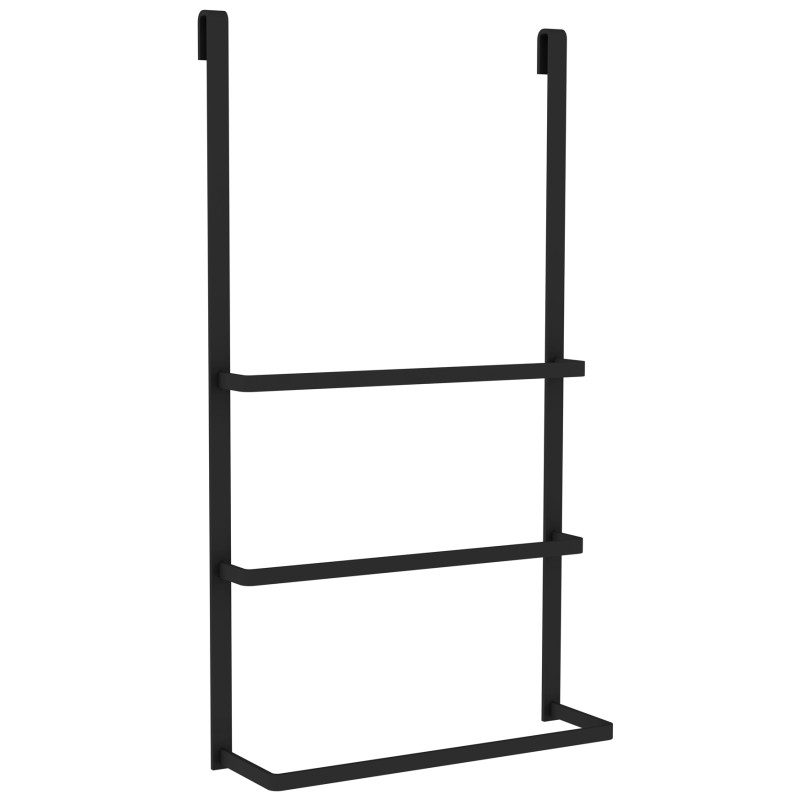 Porte-serviette de douche Loft Game 3 barres noir mat ALLIBERT