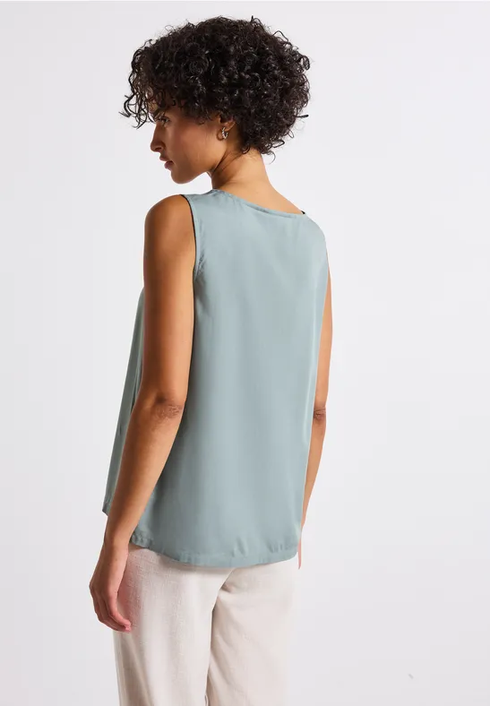 Blusentop mit Raffung