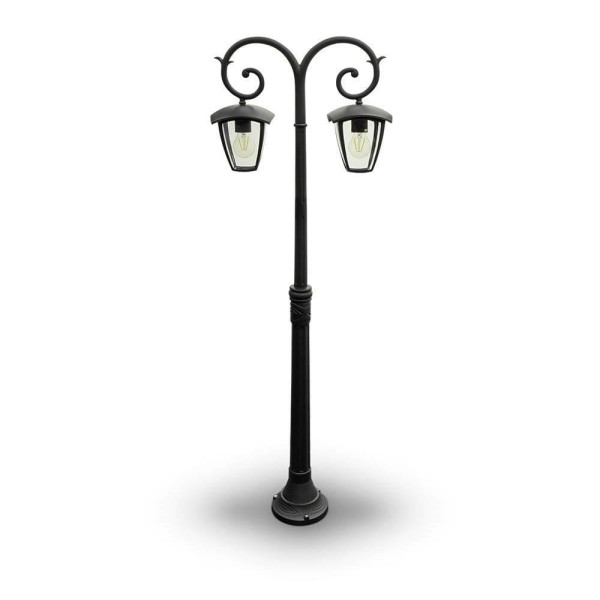 Lampa ogrodowa stojąca czarna 738 wys:141 cm 1xE27x60W IP44 V-TAC