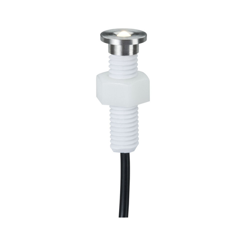 Spot extérieur à encastrer LED Plug & Shine Micro Pen blanc chaud 0,2 W 5 pièces PAULMANN