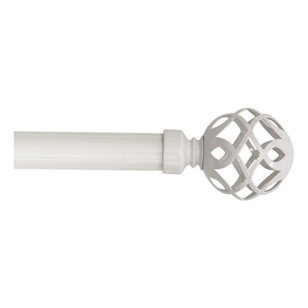 GARDINSTANG HASTA SMILLA HVIT 130-240CM