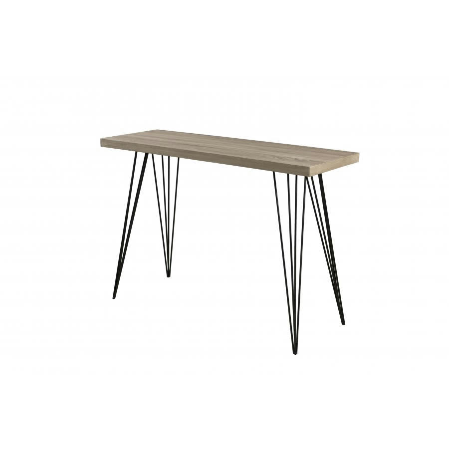 FLEUR - Console rectangulaire pieds métal