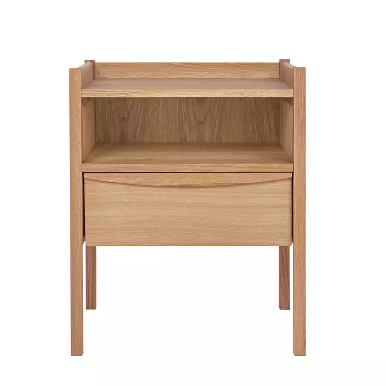 Habitat Derwent Oak Bedside Table