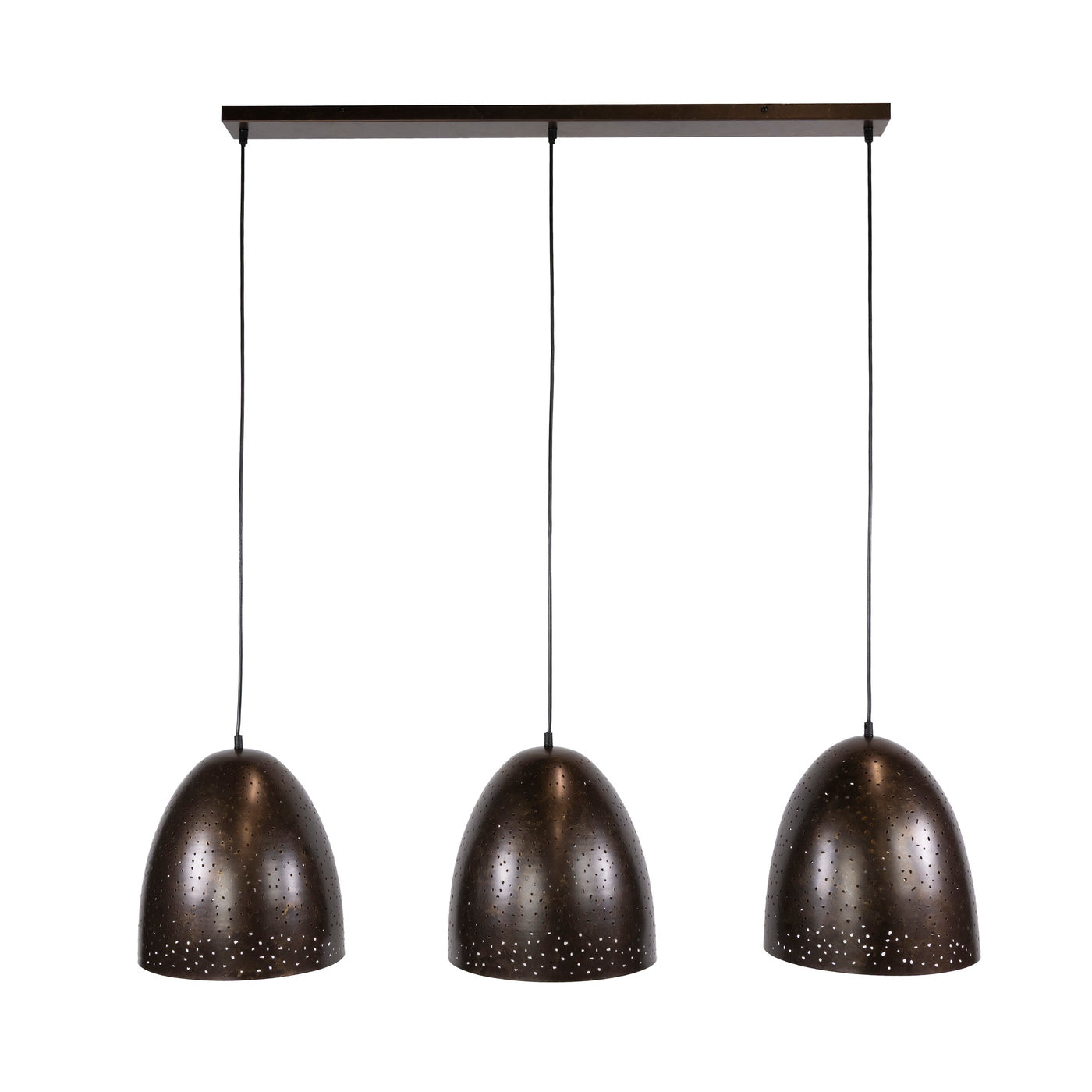Giga Living Hanglamp Kosmos - Bruin Metaal - 120x30x150cm