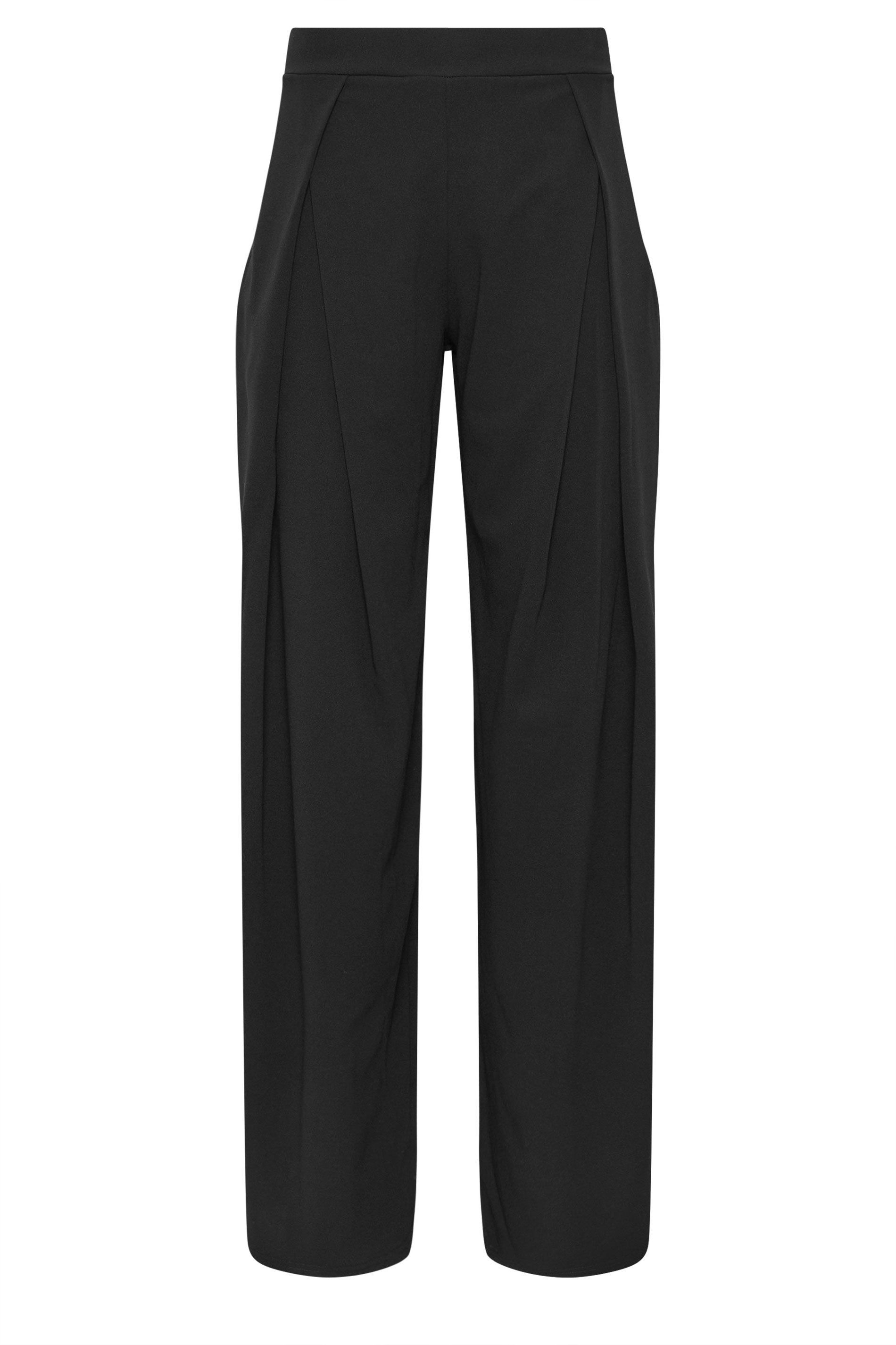 Long Tall Sally Tall Pleat Front Wide Leg Trousers