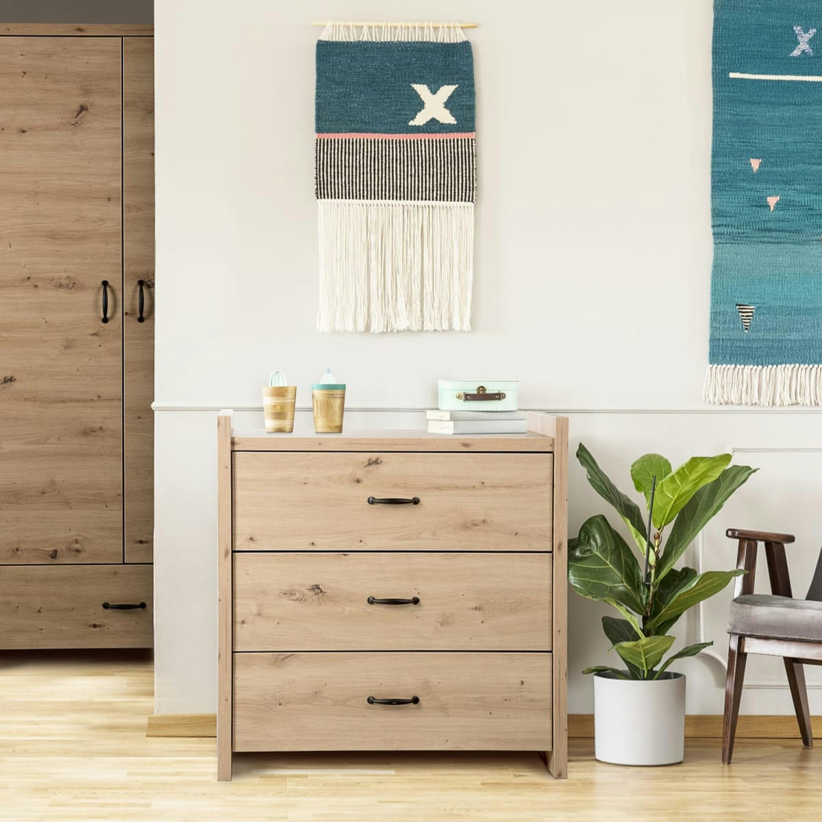 AMELIA - Commode 3 tiroirs