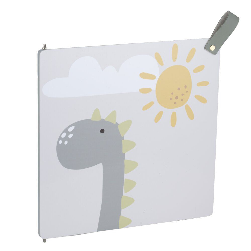 Porte x3 pour Box Cube 32x32cm motif animal bois (2 modèles girafe ou panda)