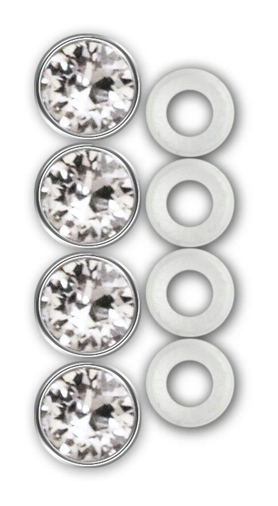 Auto Trends Diamond License Plate Fasteners