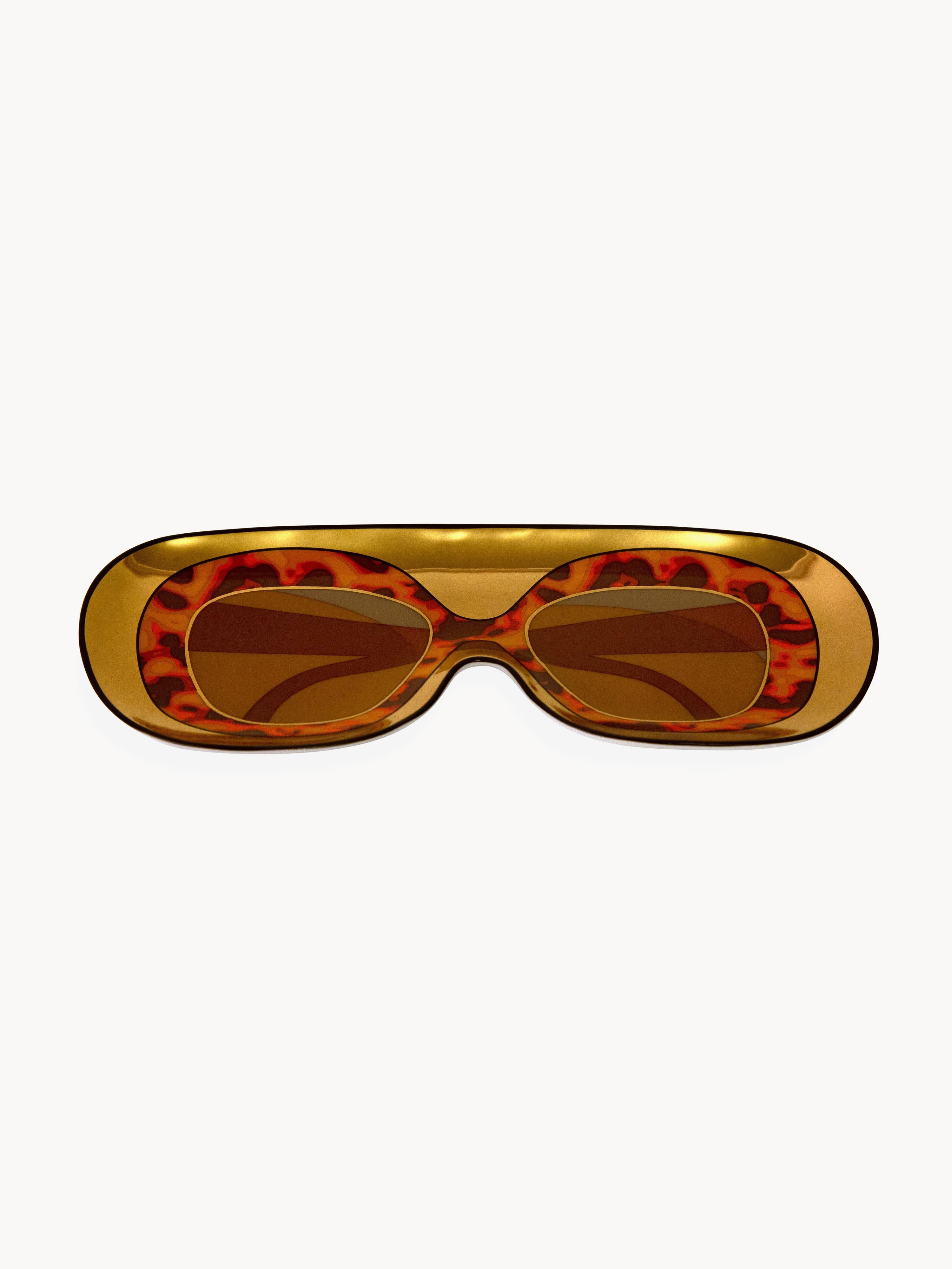 Deko-Tablett Shades aus Porzellan