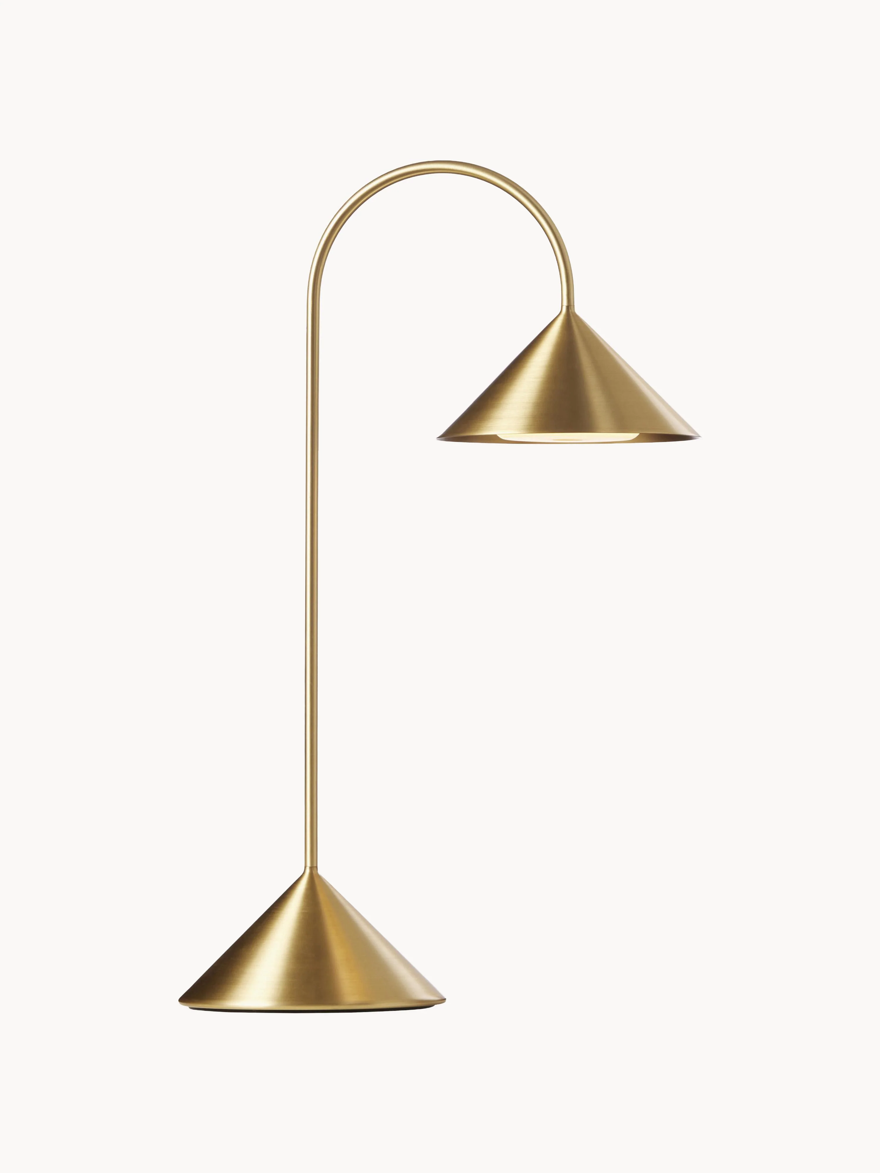 Mobile Outdoor-LED-Tischlampe Grasp, dimmbar