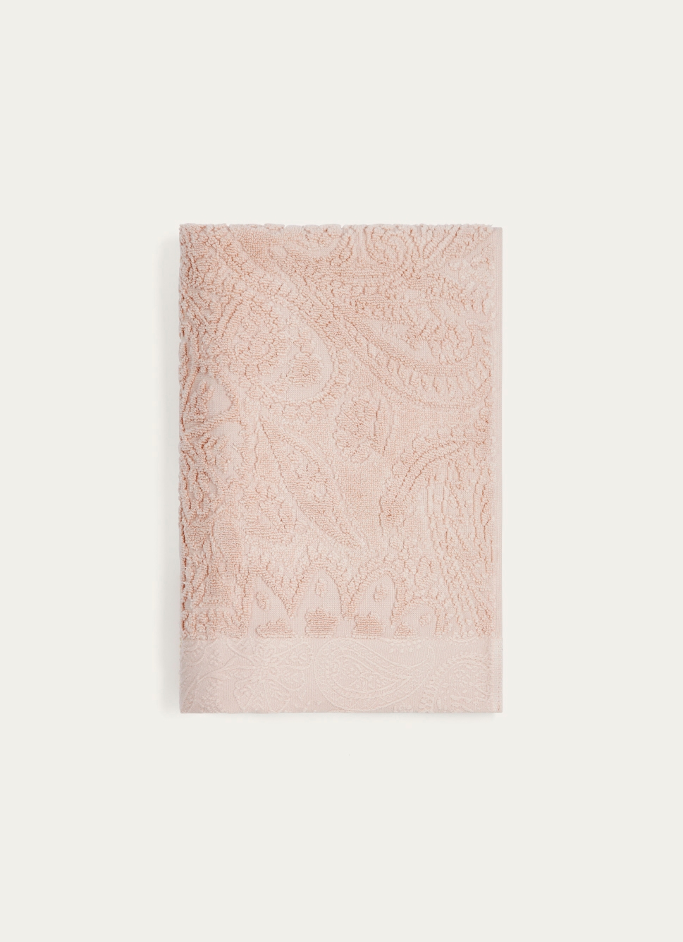 DRAP DE DOUCHE EN VELOURS JOSEPHINE BEIGE
