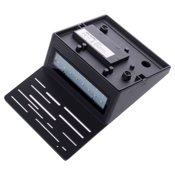 Kinkiet zewnętrzny LINE 4000K czarny LED 1x10W 700lm IP44 Milagro