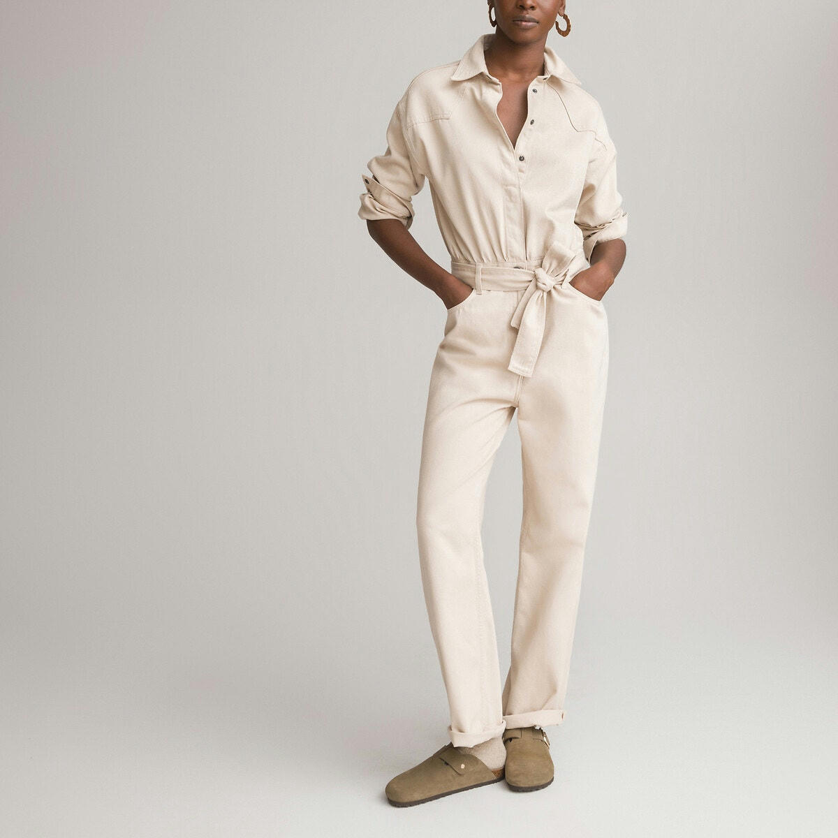 Combinaison manches longues en denim