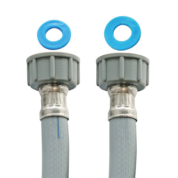 Flexible d'alimentation pour machine à laver raccords droits F-F 3/4