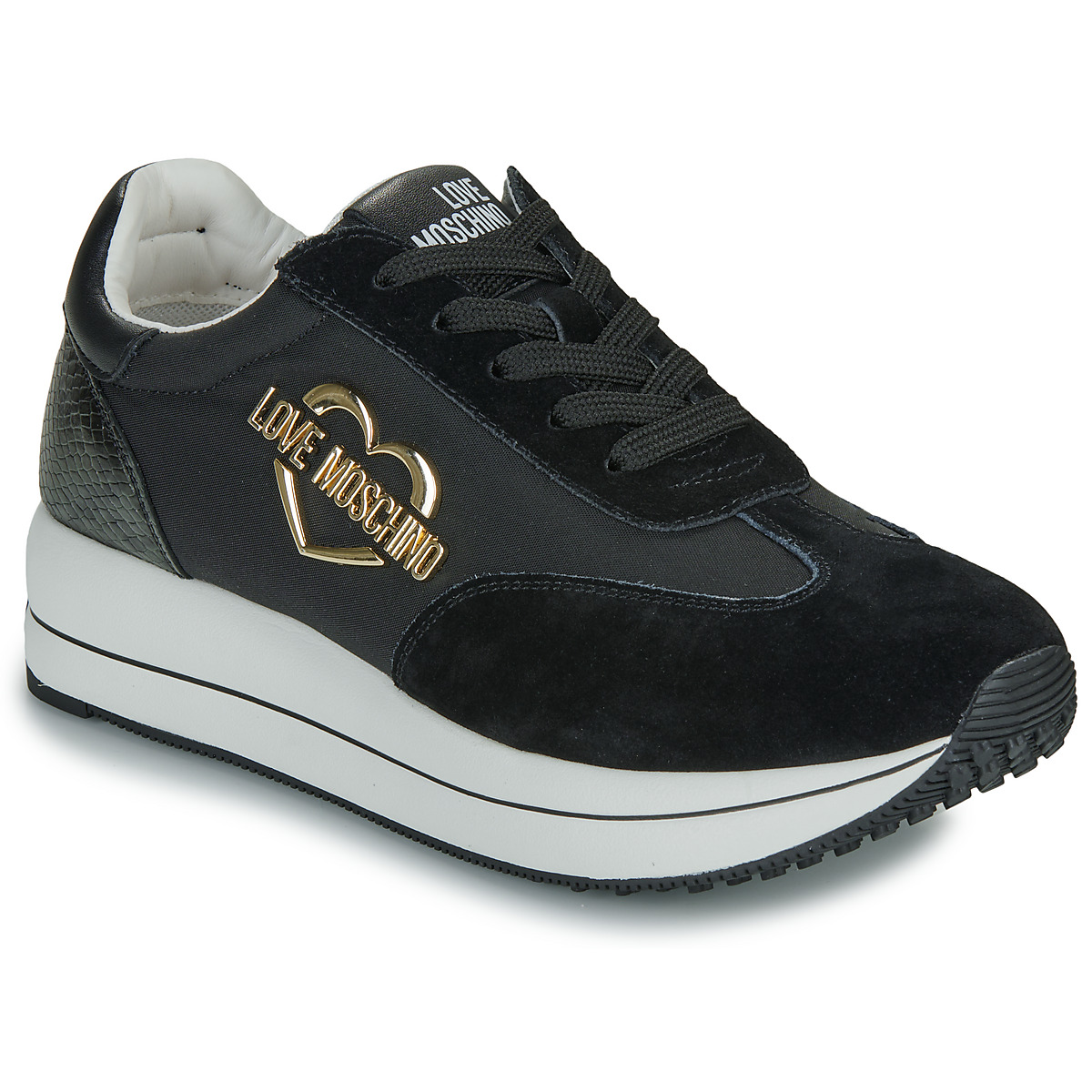 Love Moschino - DAILY RUNNING - Black / Gold