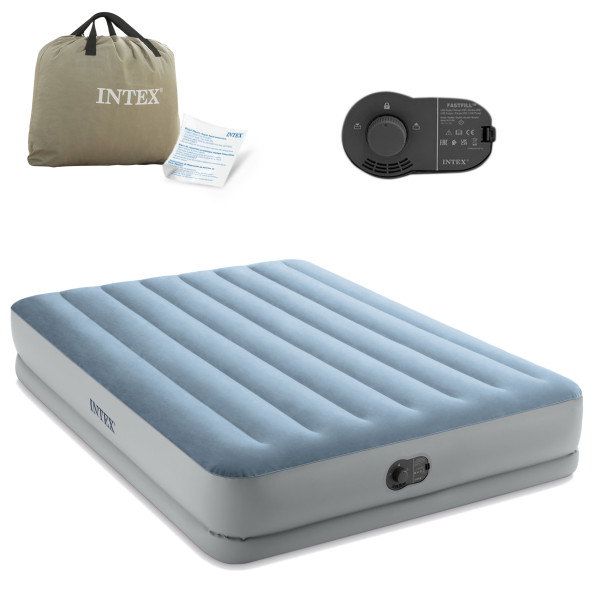 Materac dmuchany dwuosobowy pompka Intex 64159