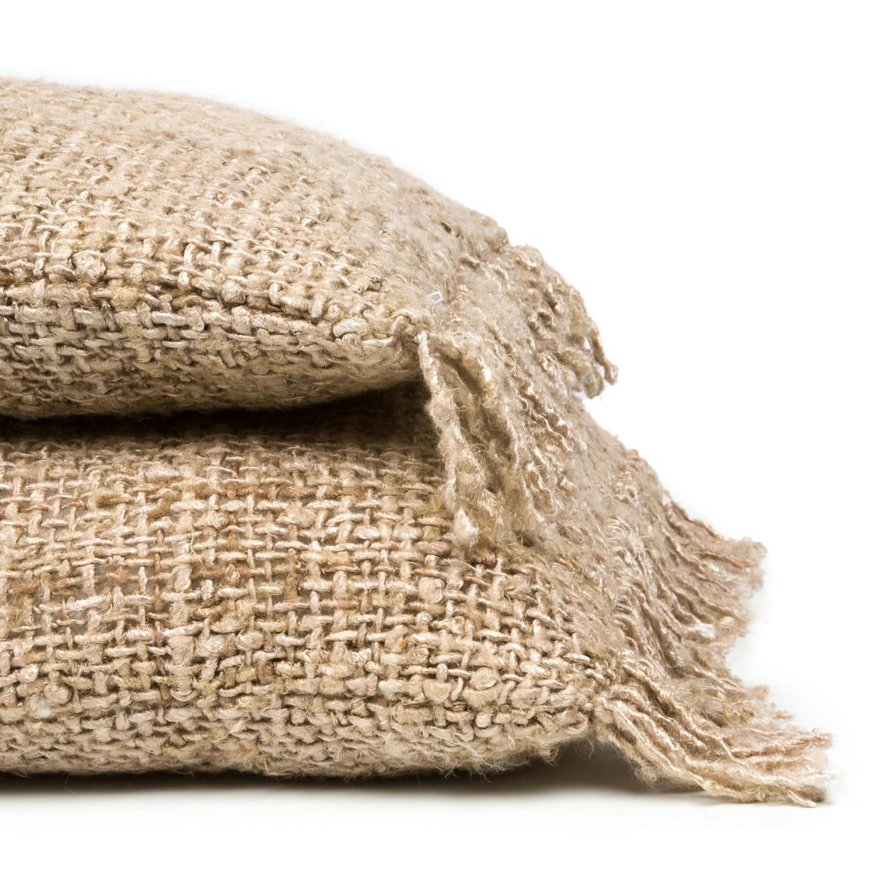 OH MY GEE - Coussin en coton beige 35x100
