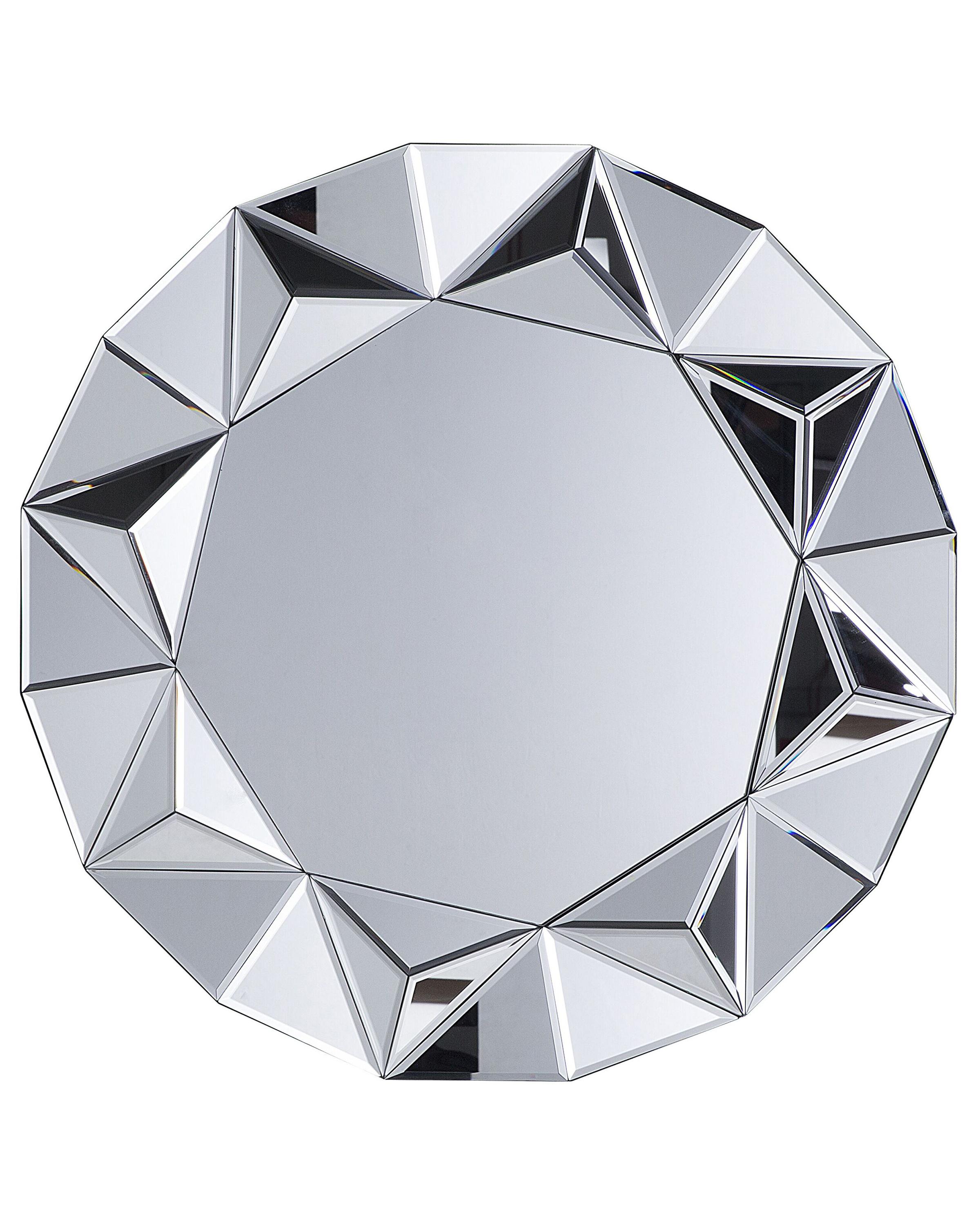 Wall Mirror HABAY 70 cm 70 cm Silver