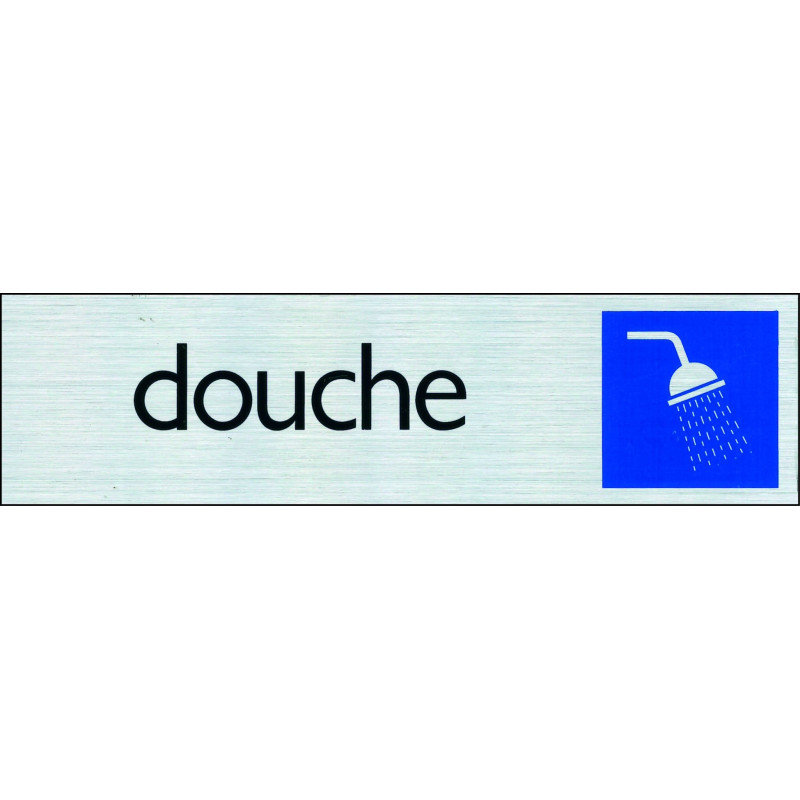 Plaque adhésive douche 16,5 x 4,4 cm
