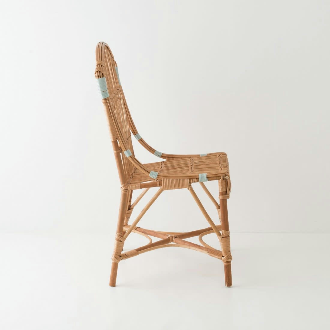 FANNY - Chaise en osier et rilsan