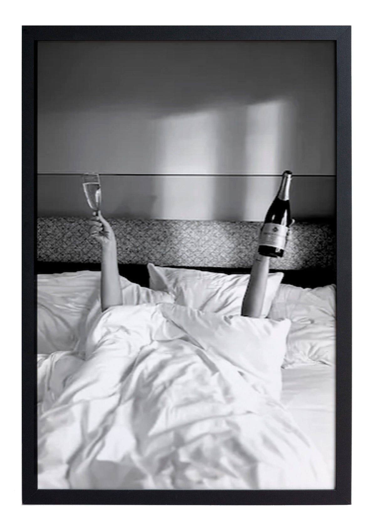 Zwarte lijst met kader 40x30 wakker