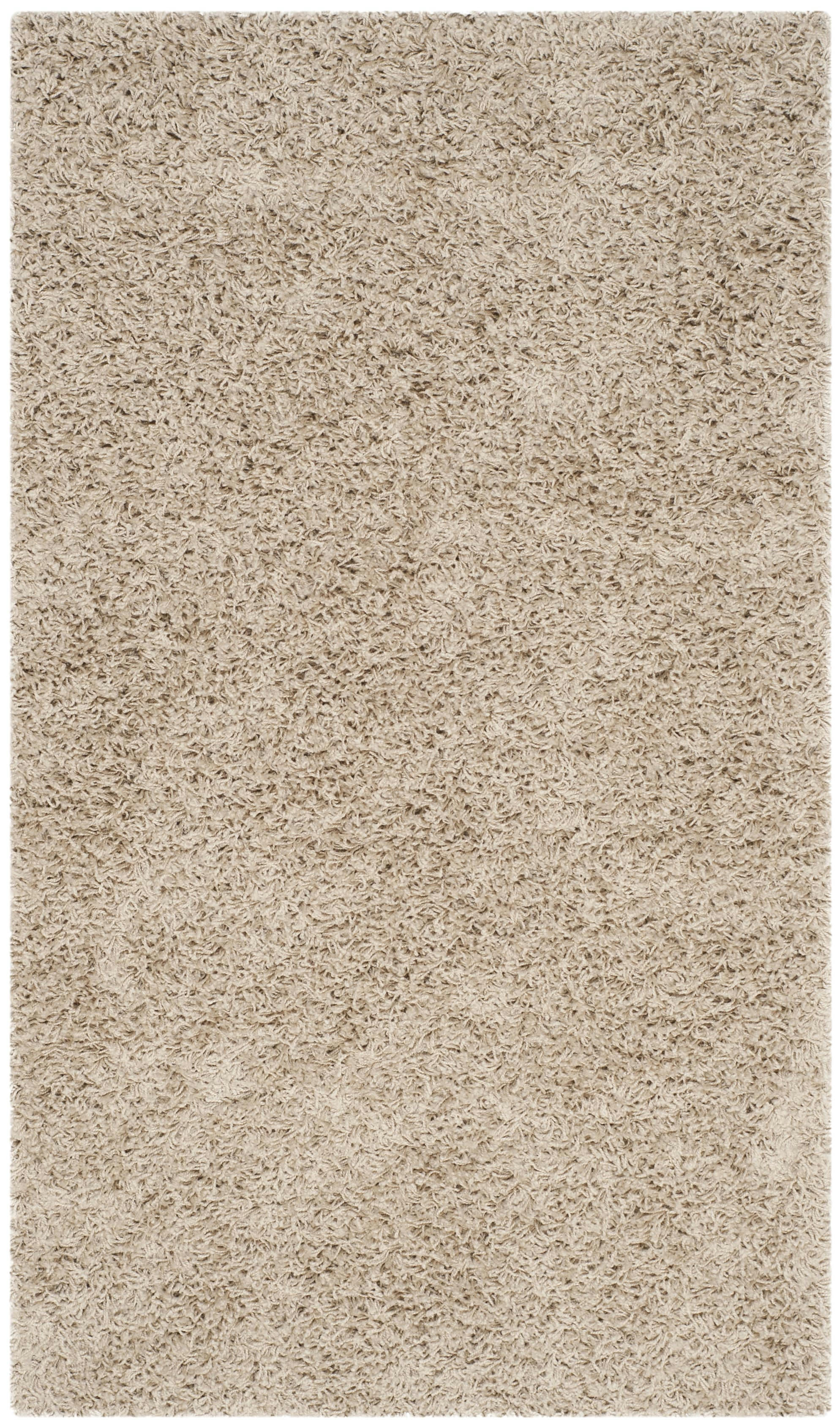 ATHENS SHAG - Tapis de salon interieur hirsute en beige, 91 x 152 cm