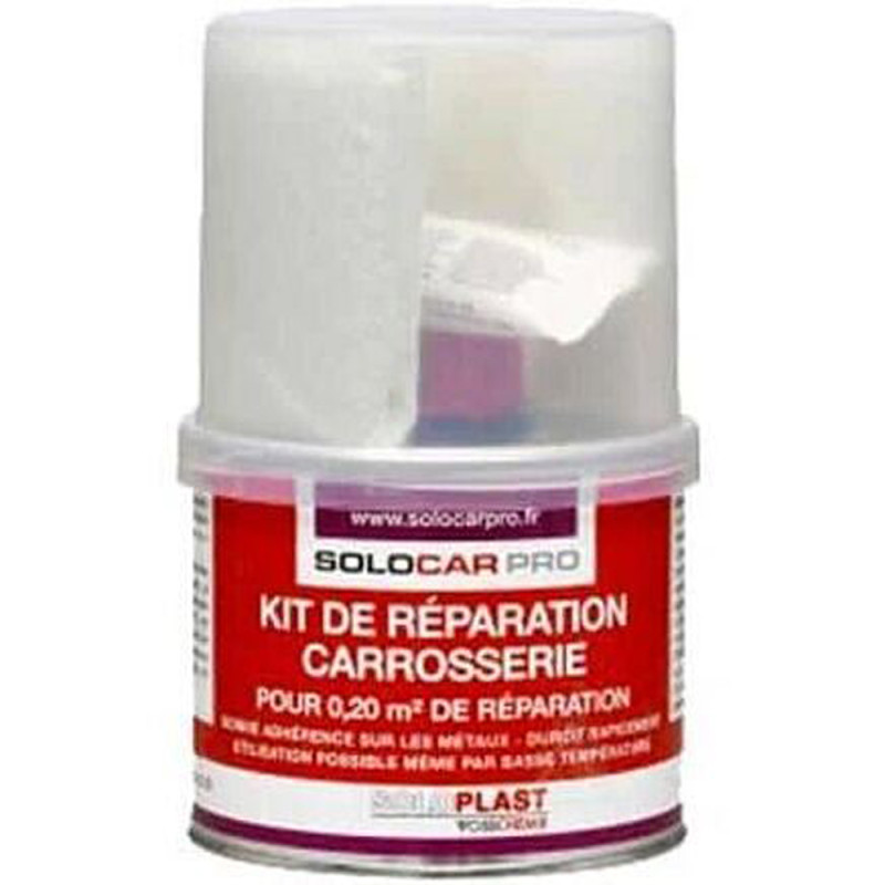 Résine de réparation pour carroserie 0,5 kg SOLOCAR