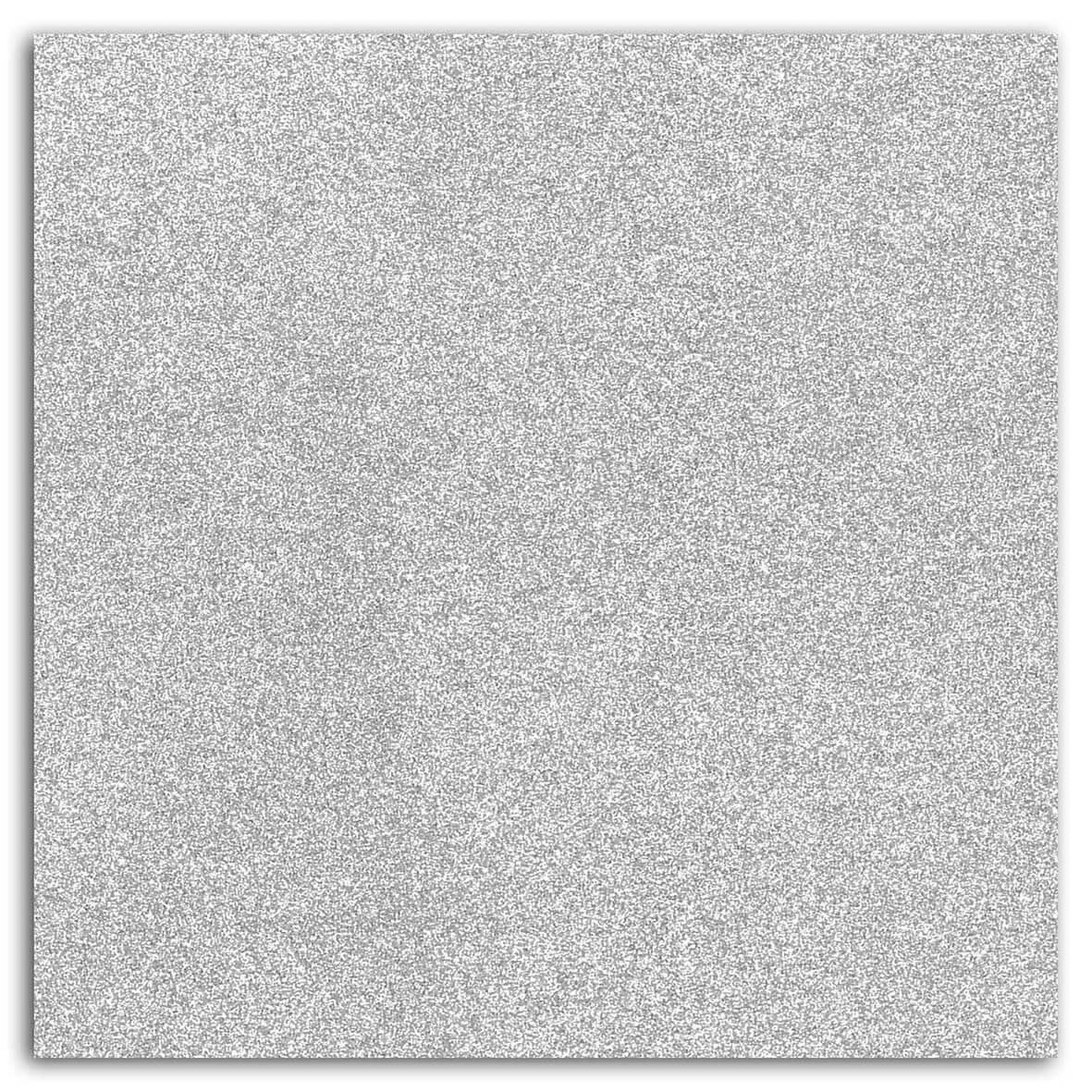 - Papier adhésif pailleté Argent 30,5x30,5 cm