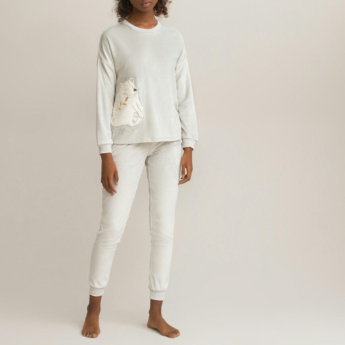 Pyjama en maille velours