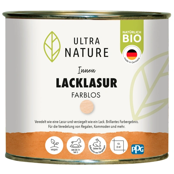 Lack-Lasur, farblos 0,375 Liter