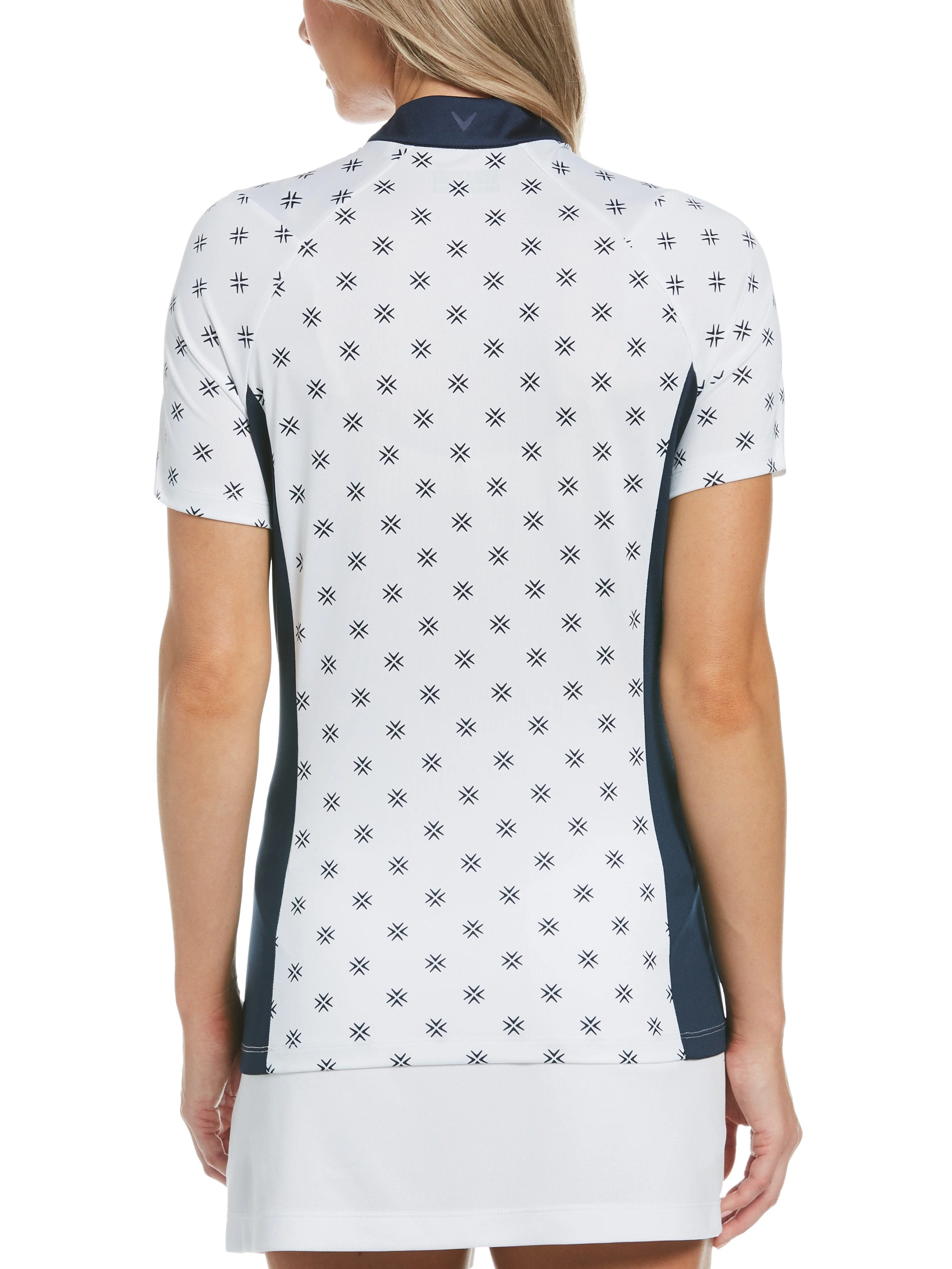 Womens Chevron Floral Print Shirt