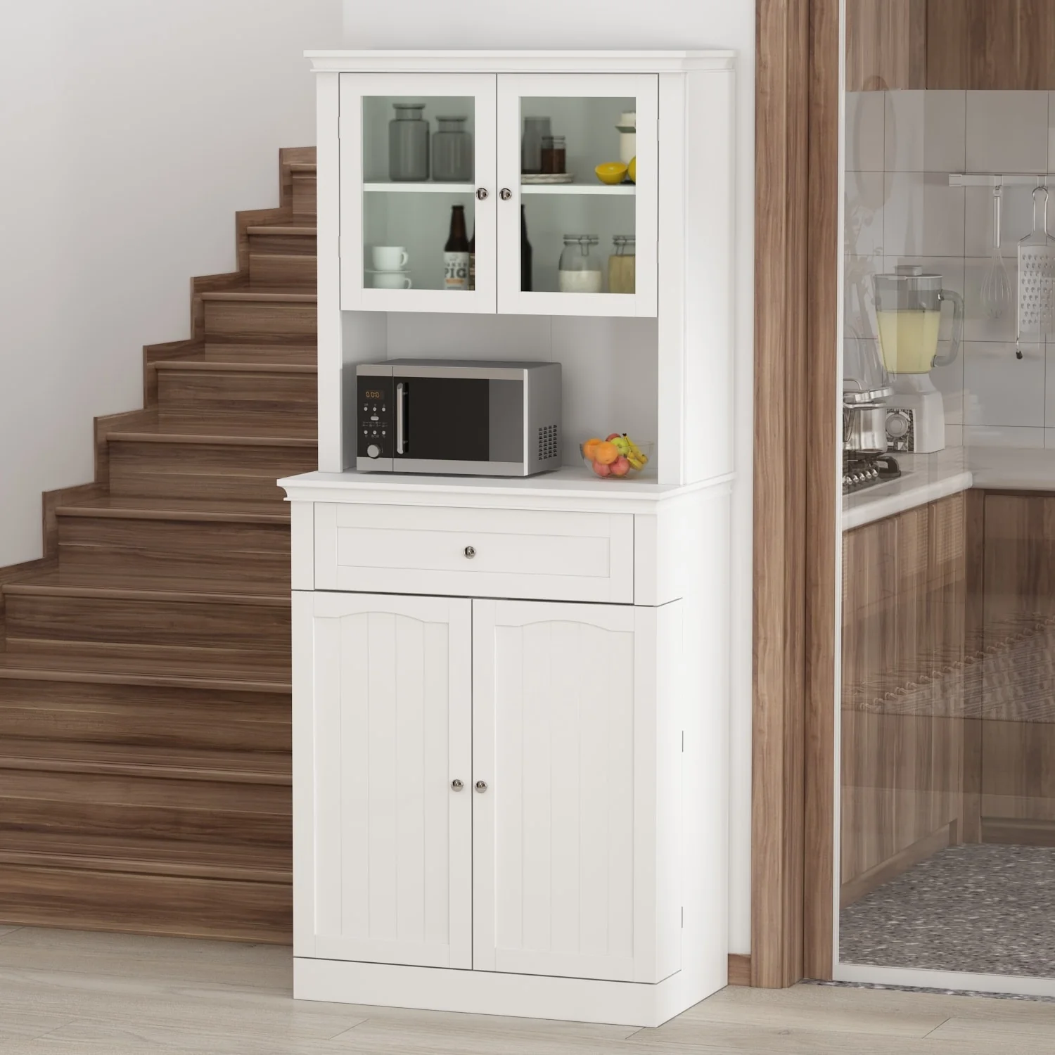 Freestanding Kitchen Pantry, Kitchen Cupboard Storage Cabinets