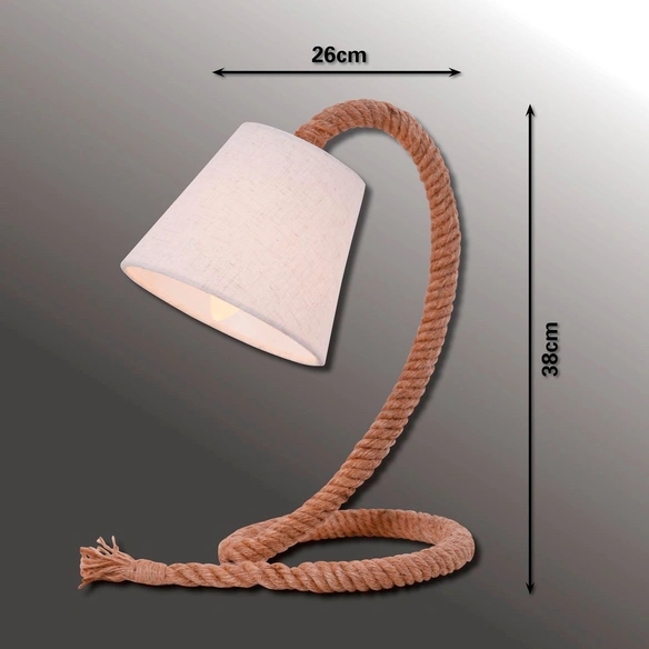 Tischleuchte »Rope«, E14, Höhe: 38 cm