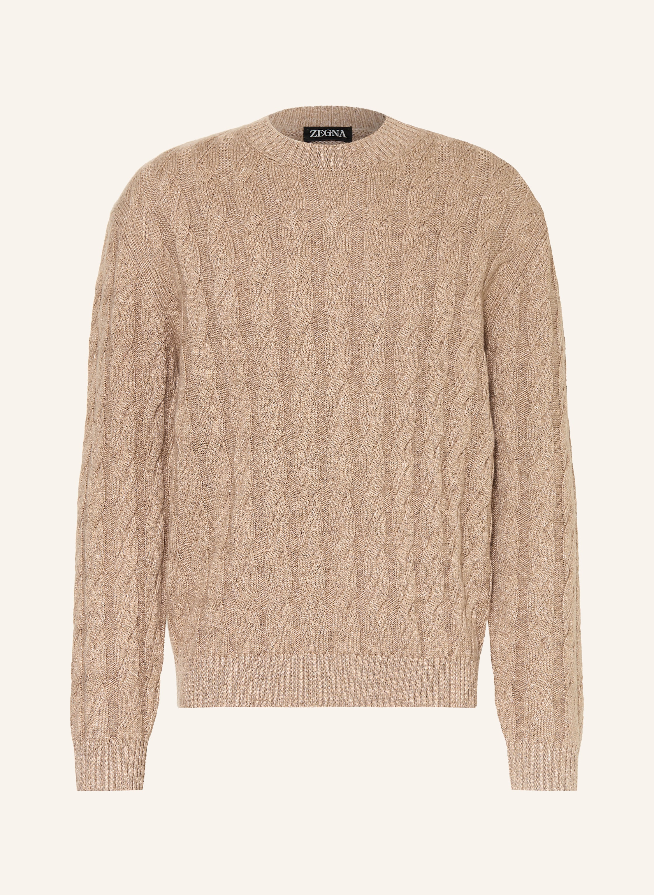 ZEGNA Pullover mit Cashmere und Leinen