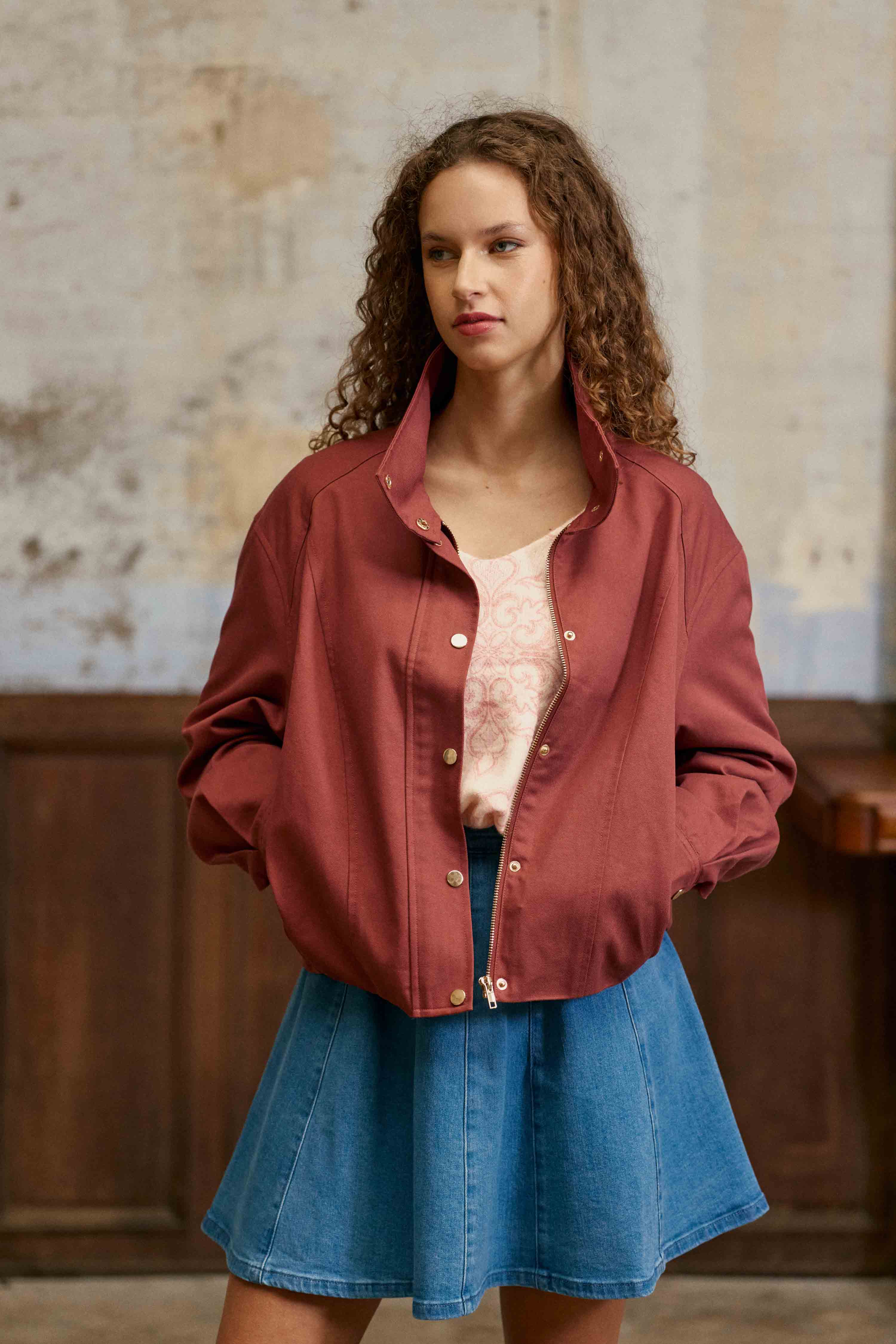 Vilay - Veste courte oversize