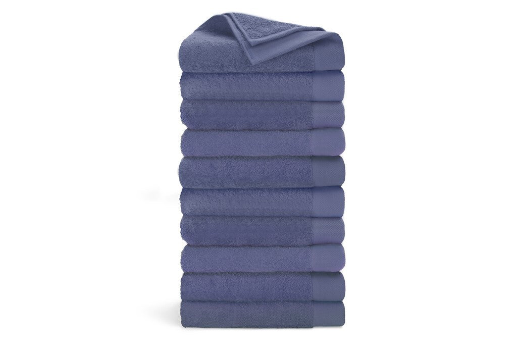 Walra - Baddoek Remade Cotton - 10x 50x100 cm - Blauw