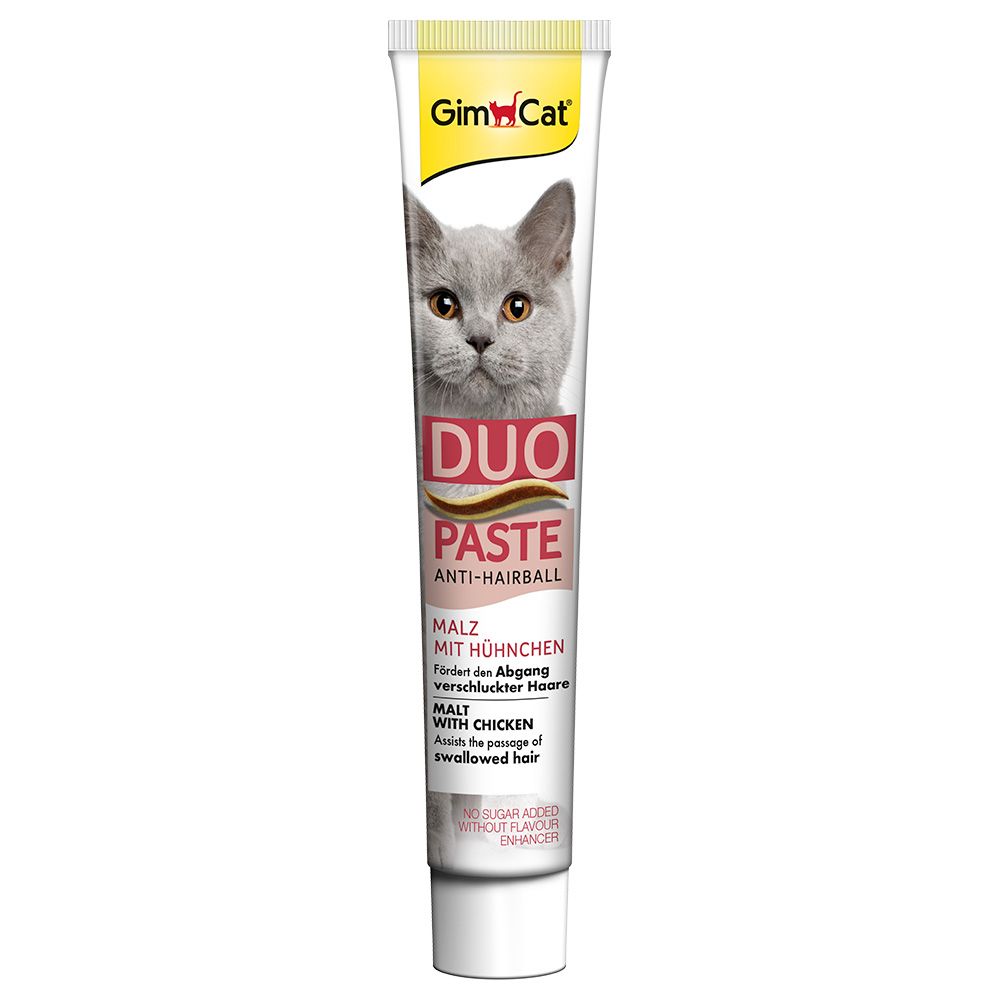 GimCat Anti-Hairball Duo Paste - Malt & Chicken